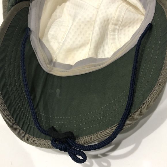 VTG Patagonia Mens Hat Cap White Bimini Fly Fishing Long Bill Hiking Outdoor USA - Picture 8 of 10